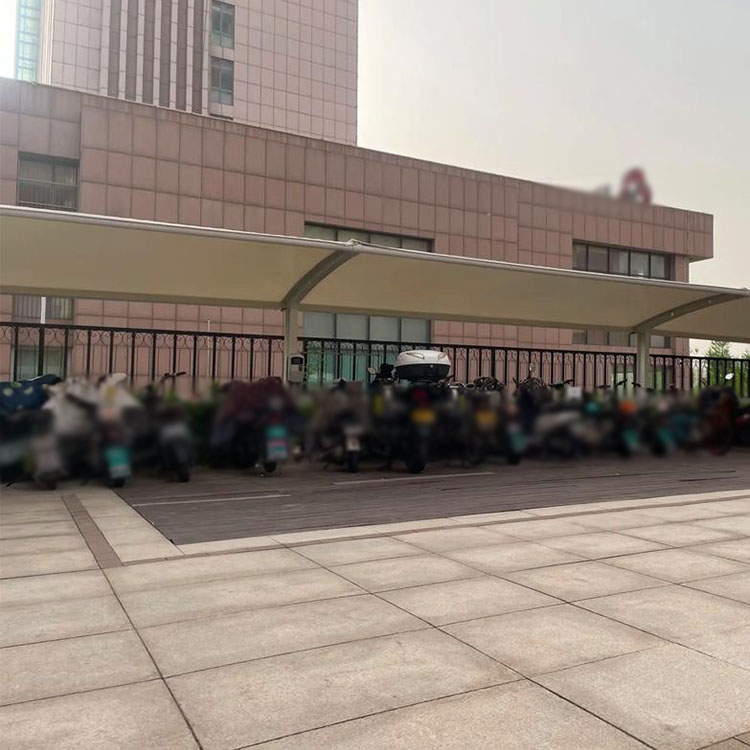 维西膜结构电动车棚